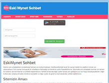 Tablet Screenshot of eskimynetsohbet.org